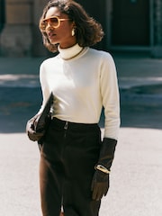 Friends Like These Ivory Roll Neck Knit Jumper - Image 2 of 5