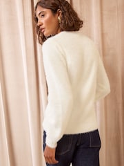 Friends Like These Ivory Eyelash Christmas Jumper - Image 5 of 5