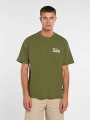 Dickies Green Vernal Relaxed Fit Horse Shoe Back Graphic T-Shirt - Image 1 of 8