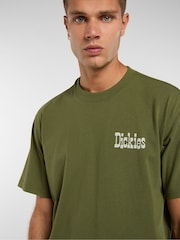 Dickies Green Vernal Relaxed Fit Horse Shoe Back Graphic T-Shirt - Image 6 of 8
