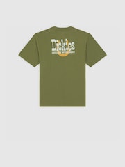 Dickies Green Vernal Relaxed Fit Horse Shoe Back Graphic T-Shirt - Image 8 of 8