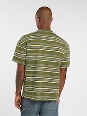 Dickies Green East Liberty Stripe T-Shirt - Image 2 of 6