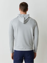 Peter Millar Grey Pine Houndstooth Performance Hoodie - Image 3 of 4