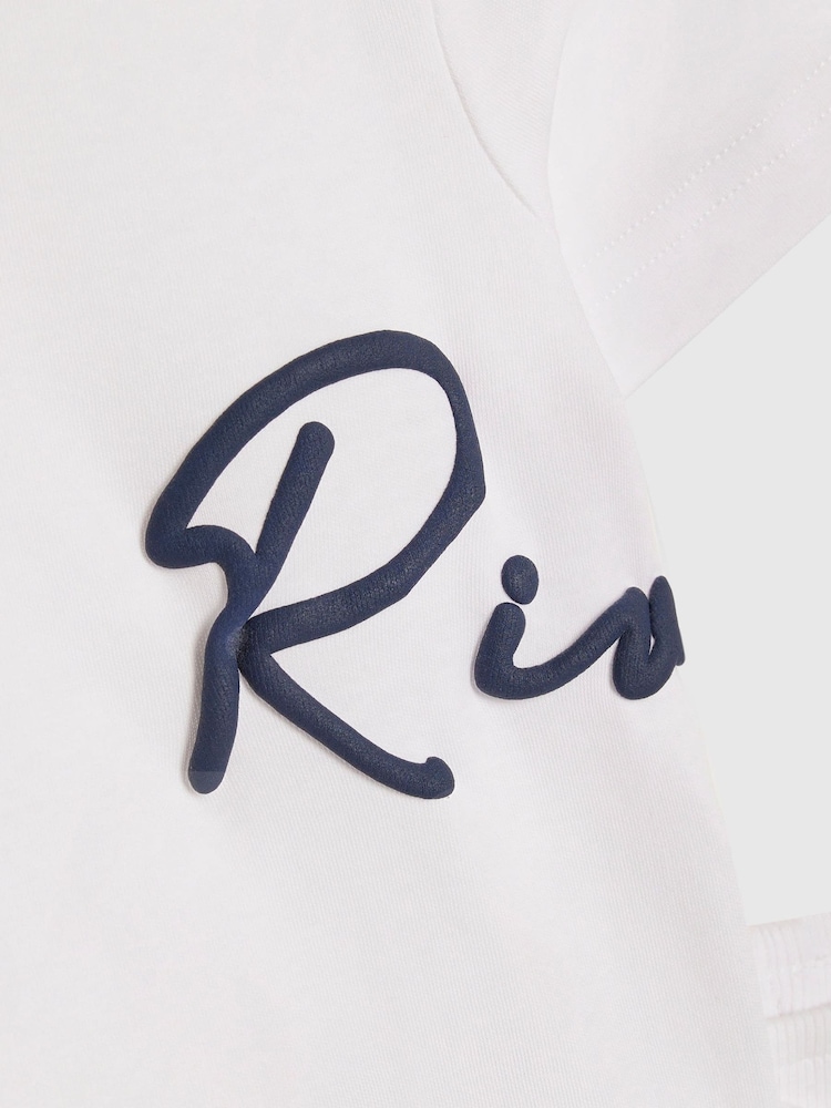 River Island White T-Shirt & Short Set - Image 5 of 5 River Island White T-Shirt & Short Set - Image 5 of 5