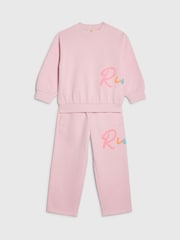 River Island River Branded Sweatshirt & Jogger Set - Imaginea 3 din 4