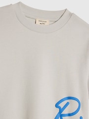 River Island Grey River T-Shirt & Short Set - Image 4 of 5