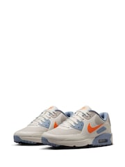 Nike Brown Air Max 90 Golf Trainers - Image 2 of 8