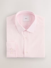 Multi Slim Fit Easy Care Single Cuff Oxford Smart Shirts 3 Pack - Image 2 of 5