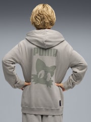 Puma Grey Sonic The Hedgehog Graphic Hoodie - Image 3 of 5