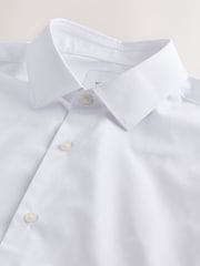 White/Blue Easy Care Regular Fit Single Cuff Smart Shirts 2 Pack - Image 11 of 13