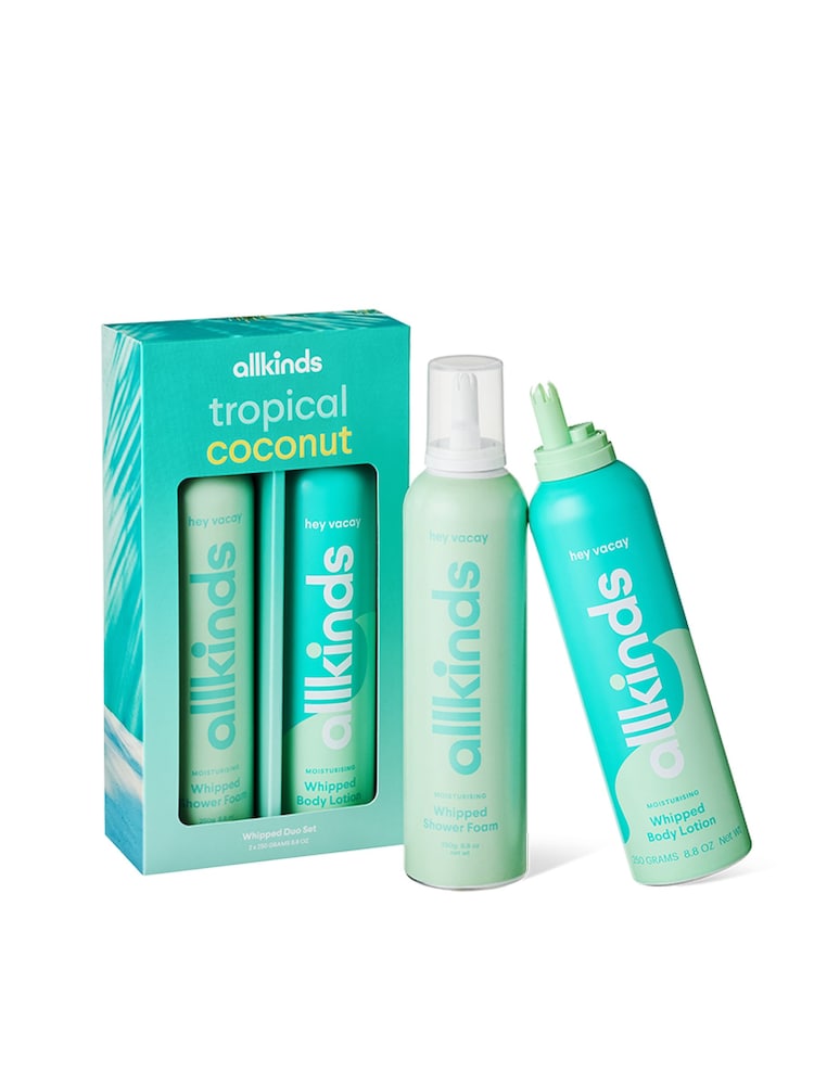 allkinds Tropical Coconut Whipped Duo Gift Set (Worth £26) - Image 1 of 8 allkinds Tropical Coconut Whipped Duo Gift Set (Worth £26) - Image 1 of 8
