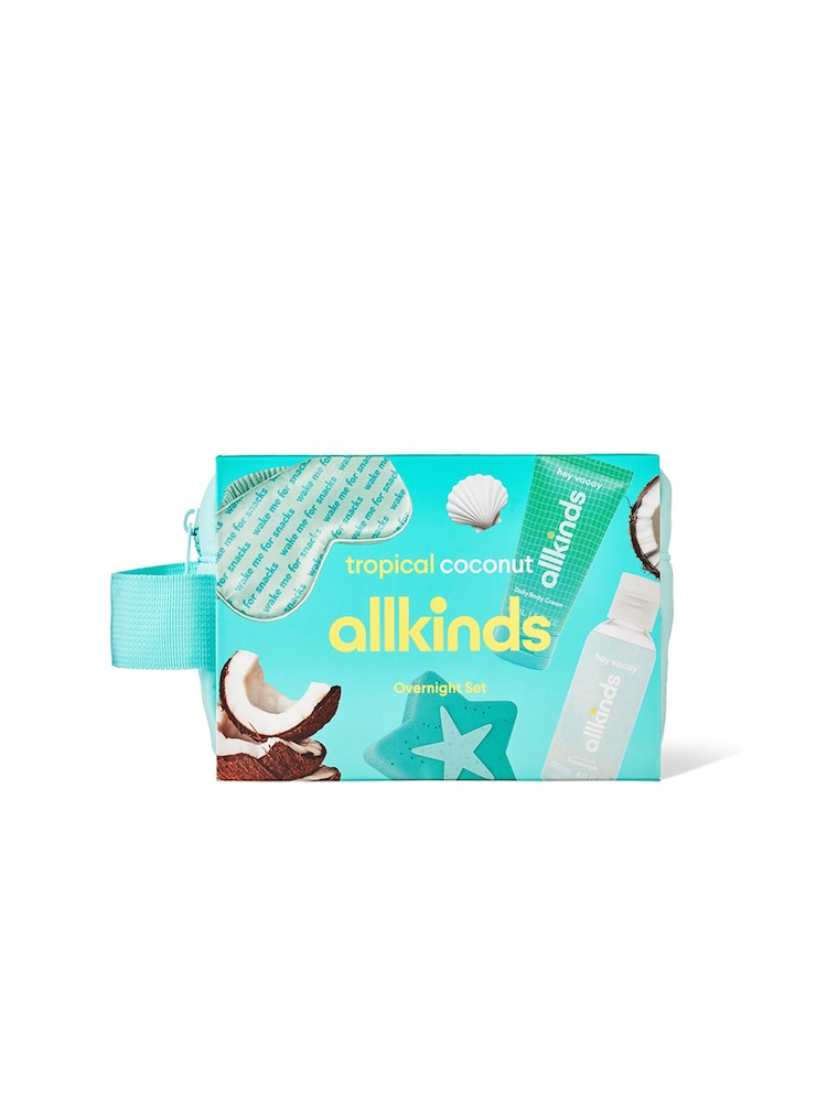 allkinds Tropical Coconut Overnight Gift Set - Image 2 of 5 allkinds Tropical Coconut Overnight Gift Set - Image 2 of 5