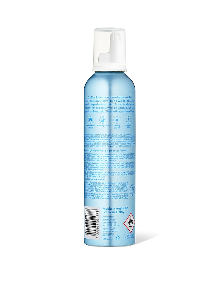 allkinds Cookies & Cream Whipped Shower Foam 250g - Image 6 of 6 allkinds Cookies & Cream Whipped Shower Foam 250g - Image 6 of 6