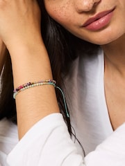 FatFace Multi Colour 2pk Adjustable Bracelet - Image 4 of 4