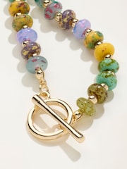 Pulsera de cuentas FatFace con barra en T - Imagen 2 de 2