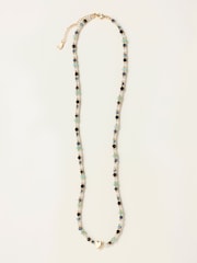 FatFace Green Heart Bead Necklace - Image 1 of 4