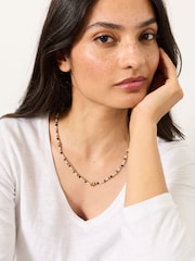 FatFace Green Heart Bead Necklace - Image 3 of 4
