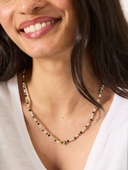 FatFace Green Heart Bead Necklace - Image 4 of 4
