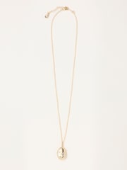 FatFace Gold Tone Locket Necklace - Image 2 of 4