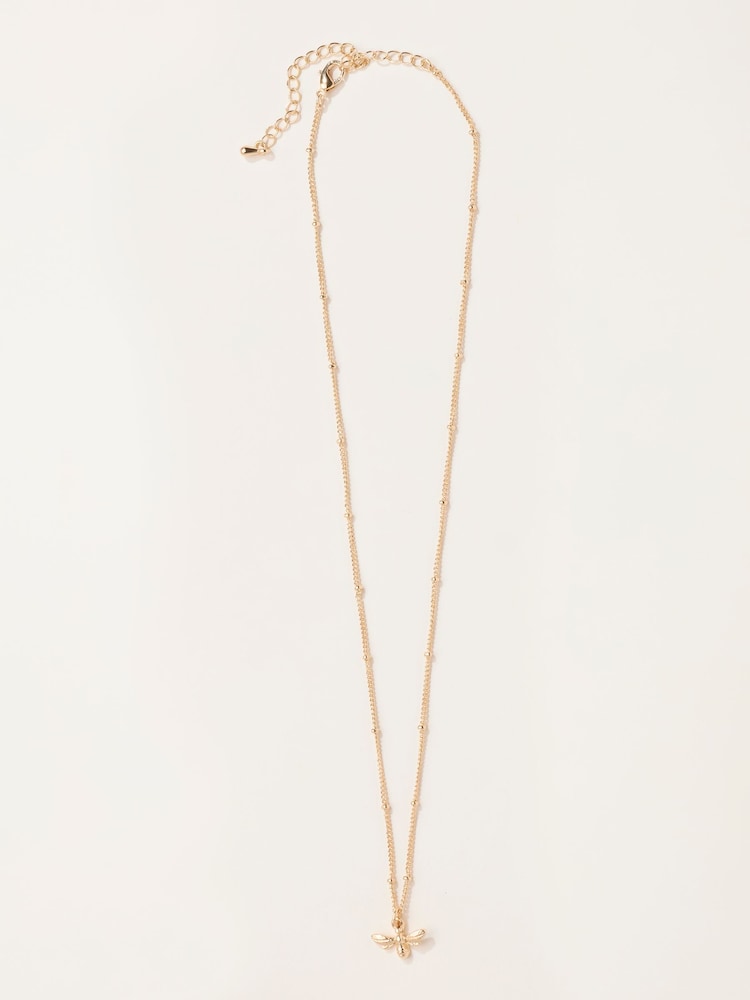 FatFace Green Bee Necklace Gift - Image 2 of 3