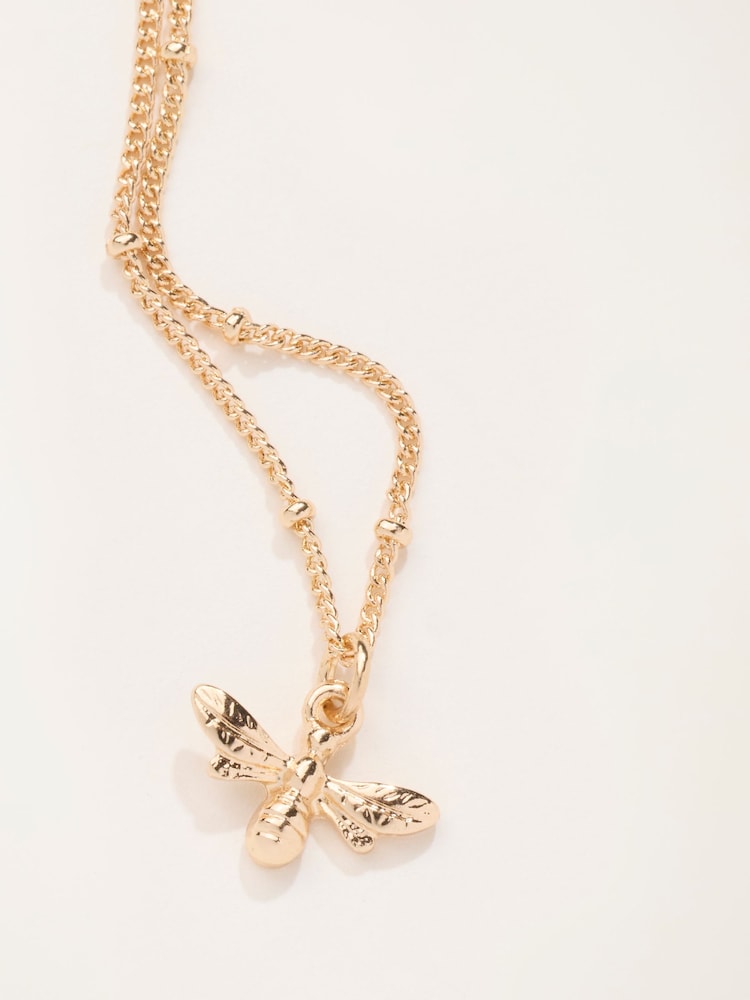 FatFace Green Bee Necklace Gift - Image 3 of 3