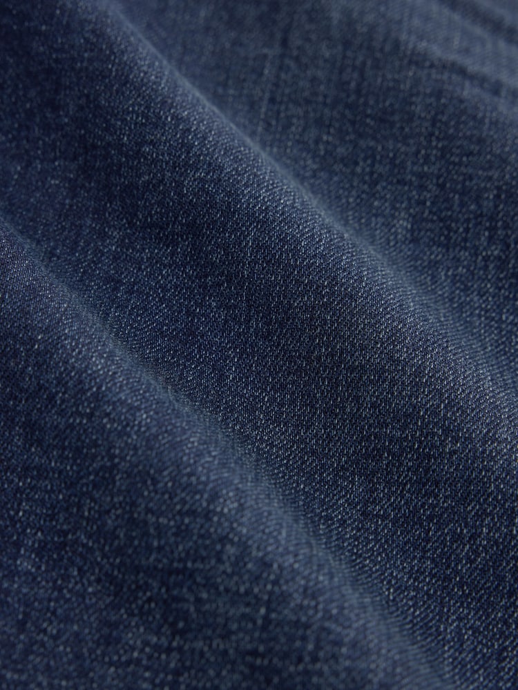 Mid Blue Slim Fit Motionflex Jeans With Elasticated Waist - Image 11 of 11 Mid Blue Slim Fit Motionflex Jeans With Elasticated Waist - Image 11 of 11