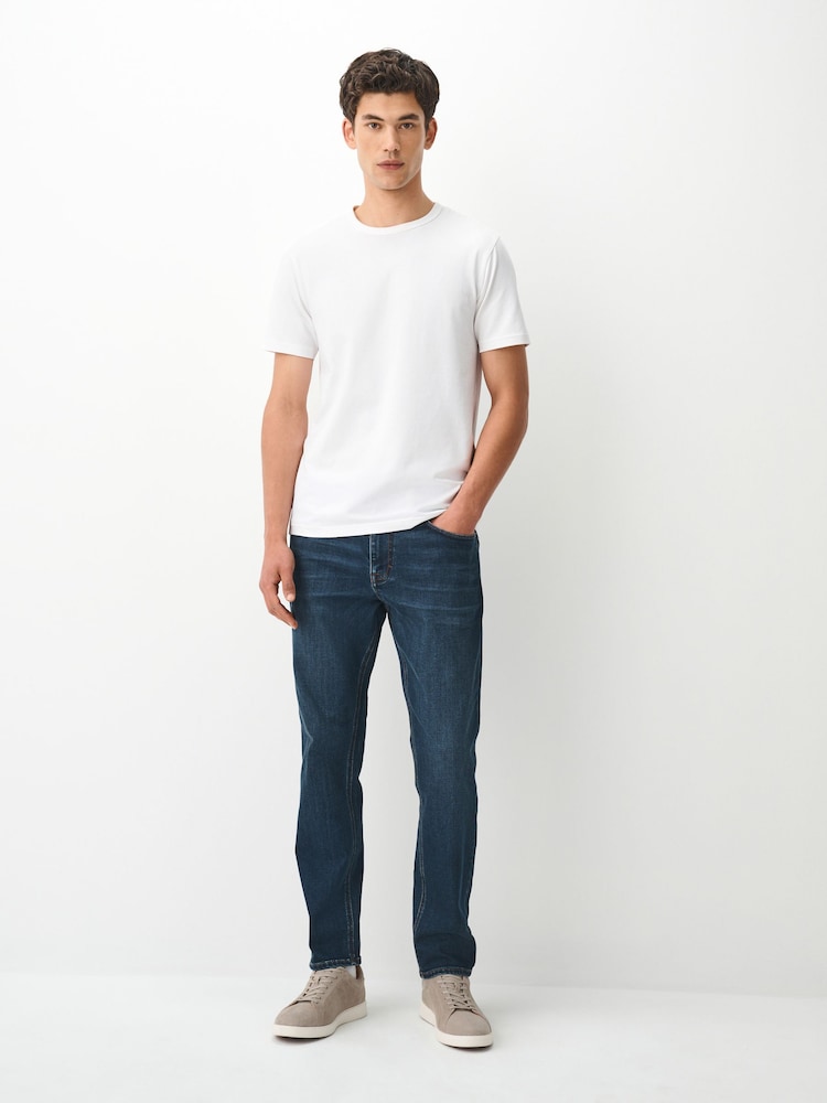 Mid Blue Slim Fit Motionflex Jeans With Elasticated Waist - Image 2 of 11 Mid Blue Slim Fit Motionflex Jeans With Elasticated Waist - Image 2 of 11