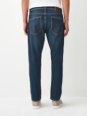 Mid Blue Slim Fit Motionflex Jeans With Elasticated Waist - Image 5 of 11