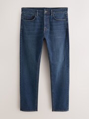 Mid Blue Slim Fit Motionflex Jeans With Elasticated Waist - Image 7 of 11