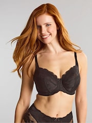 Panache Black Evangeline Full Cup Wired Bra - Image 3 of 5