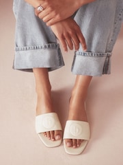 B by Ted Baker Leather Square Toe Mules - Image 1 of 2