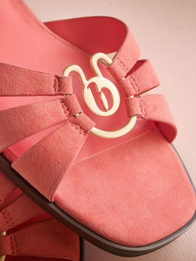 Մարջանագույն վարդագույն - B By Ted Baker կաշվե քառակուսի քթով մետաղական կոշիկներ - Պատկեր 8 8-ից Մարջանագույն վարդագույն - B By Ted Baker կաշվե քառակուսի քթով մետաղական կոշիկներ - Պատկեր 8 8-ից
