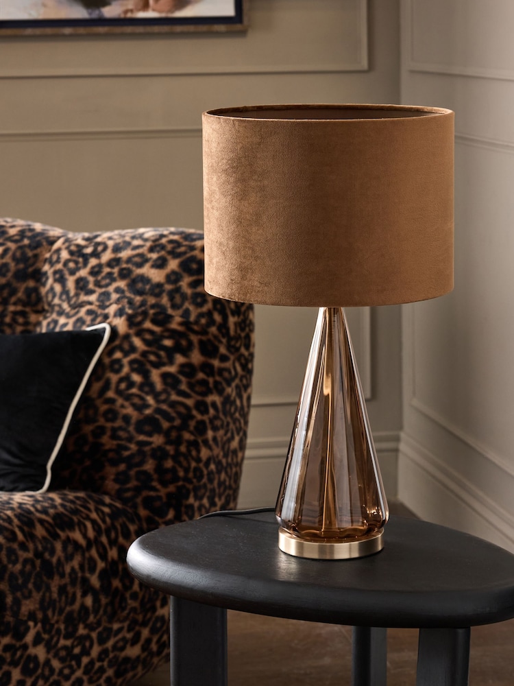 Chocolate Brown Rimini Table Lamp - Image 2 of 6