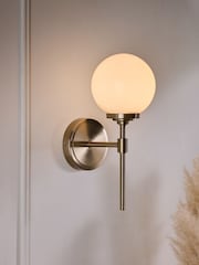 Brass Pair of Brass Weston Wall Lights (Also suitable for use in the bathroom) - Image 1 of 5