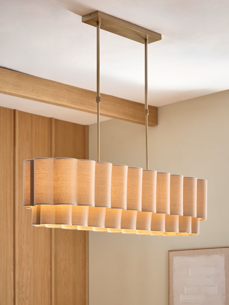 Brass Larson 4 Light Pendant - Image 1 of 5 Brass Larson 4 Light Pendant - Image 1 of 5