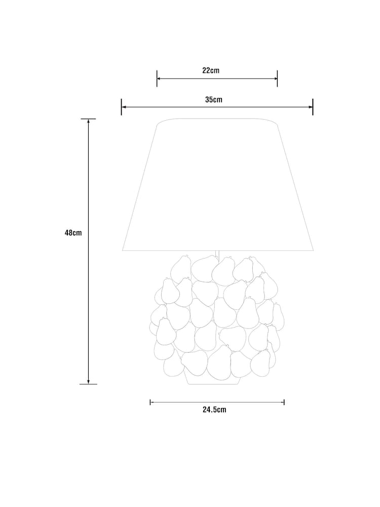 Pear Table Lamp - 圖片 4/4 Pear Table Lamp - 圖片 4/4
