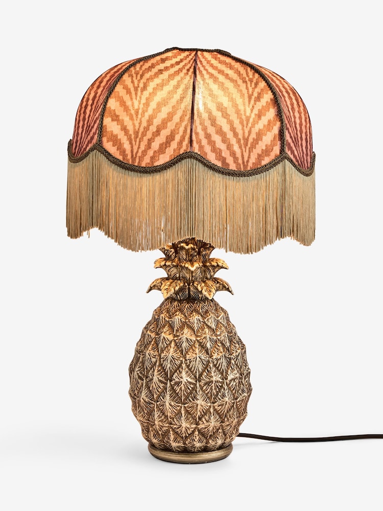 Brass Pineapple Table Lamp - Image 5 of 5 Brass Pineapple Table Lamp - Image 5 of 5