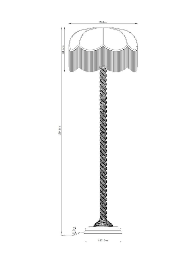 Brass Serpent Floor Lamp - Image 6 of 6 Brass Serpent Floor Lamp - Image 6 of 6