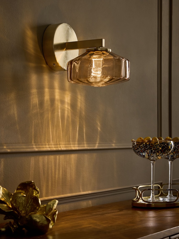 Chocolate Brown Rimini Rechargeable Wireless Wall Light - Image 1 of 6