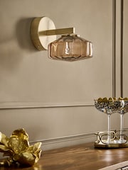 Chocolate Brown Rimini Rechargeable Wireless Wall Light - Image 2 of 6