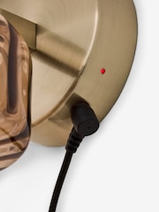 Chocolate Brown Rimini Rechargeable Wireless Wall Light - Image 4 of 6