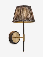 Green Floral Pleated Lamp Shade - Image 5 of 6