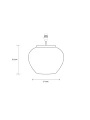 Bronze Newton Table Lamp Base - Image 4 of 8