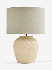 Natural Relaxed Linen Linen Lamp Shade - Image 6 of 7