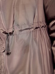 Friends Like These Mocha Brown Drawstring Padded Coat - Image 6 of 6