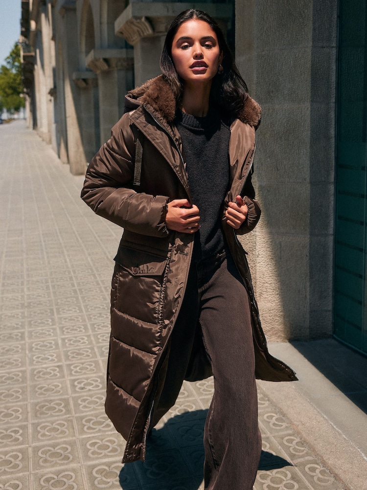 Friends Like These Vyöllinen Mid Length Puffer Coat - Kuva 1 / 5 Friends Like These Vyöllinen Mid Length Puffer Coat - Kuva 1 / 5