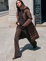 Friends Like These Vyöllinen Mid Length Puffer Coat - Kuva 3 / 5