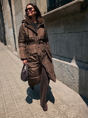 Friends Like These Vyöllinen Mid Length Puffer Coat - Kuva 4 / 5
