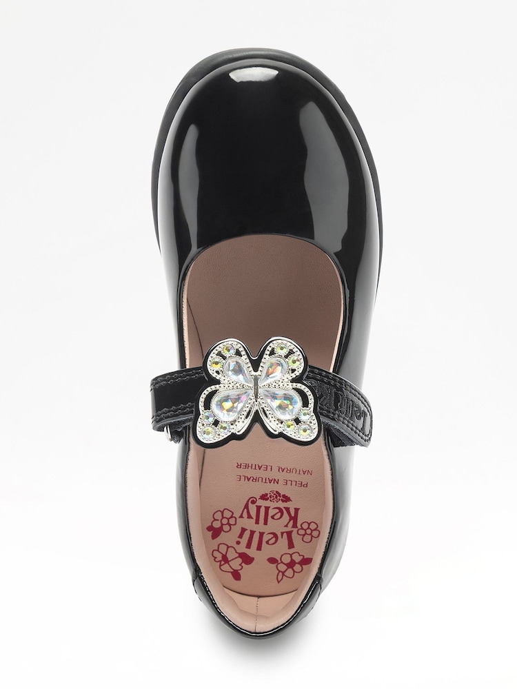 Lelli Kelly Black Butterfly Mary Jane Shoes - Image 4 of 4