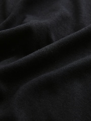 Black Tie Waist Midi T-Shirt Dress - Image 7 of 7